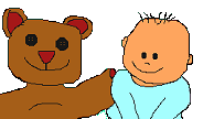 baby and bear transparent gif by webbnutt